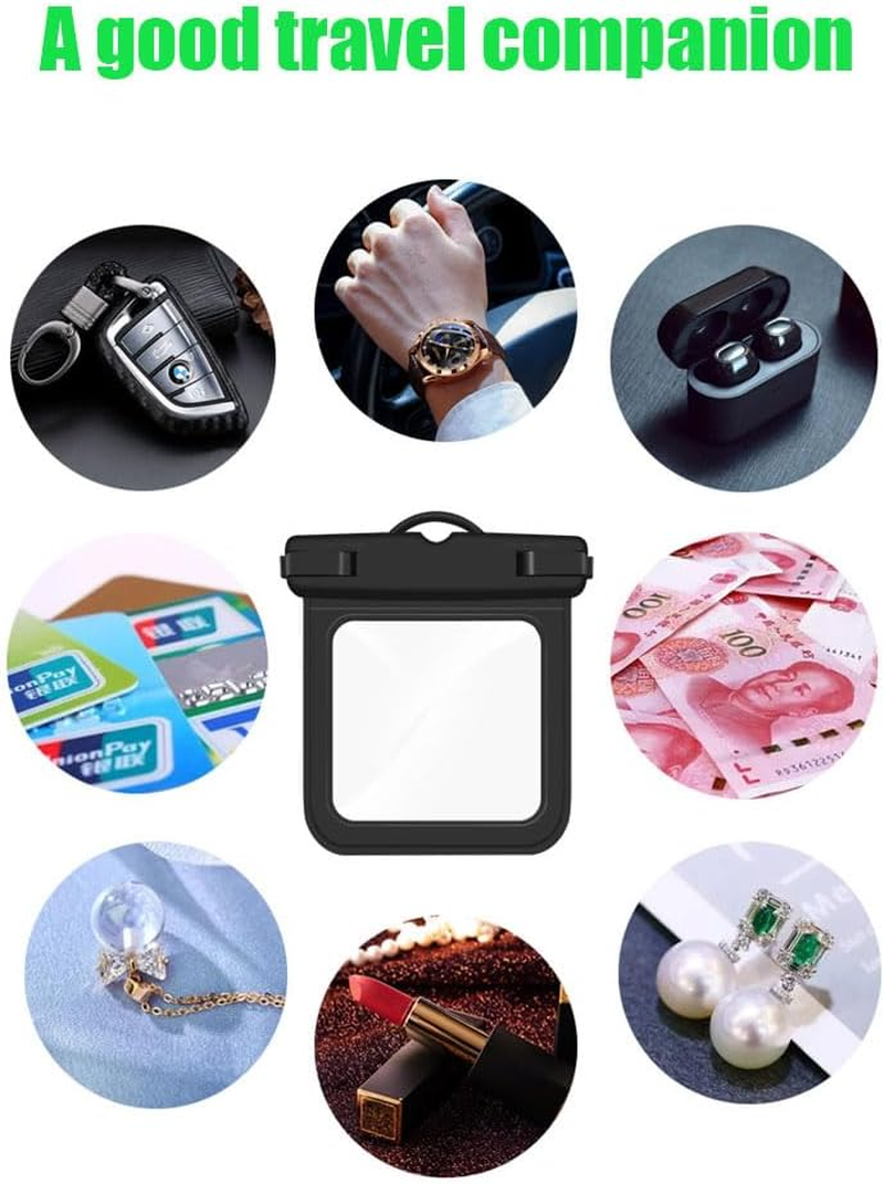 Lyhaogao 2 Pack Waterproof Car Key Case Holder, IPX8 Floating Key Fob Pouch for Swimming, Boating and Outdoor Activities, Secure Waterproof Pouch for Money, ID, Coins and Small Essentials image number 1