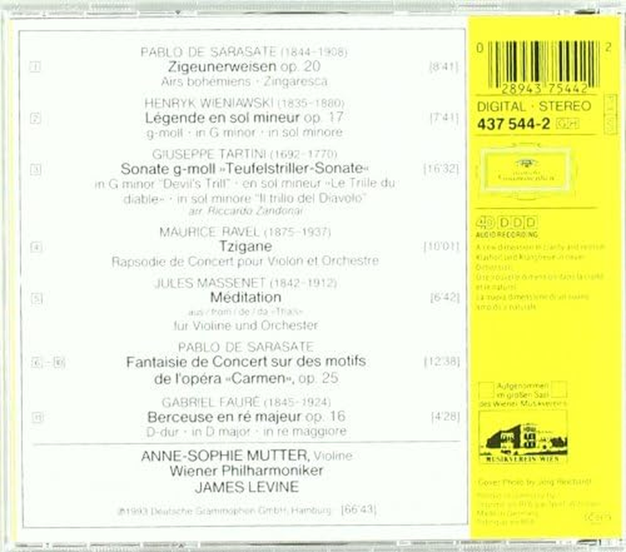 Carmen Fantasie Tartini Sonata Devils Trill