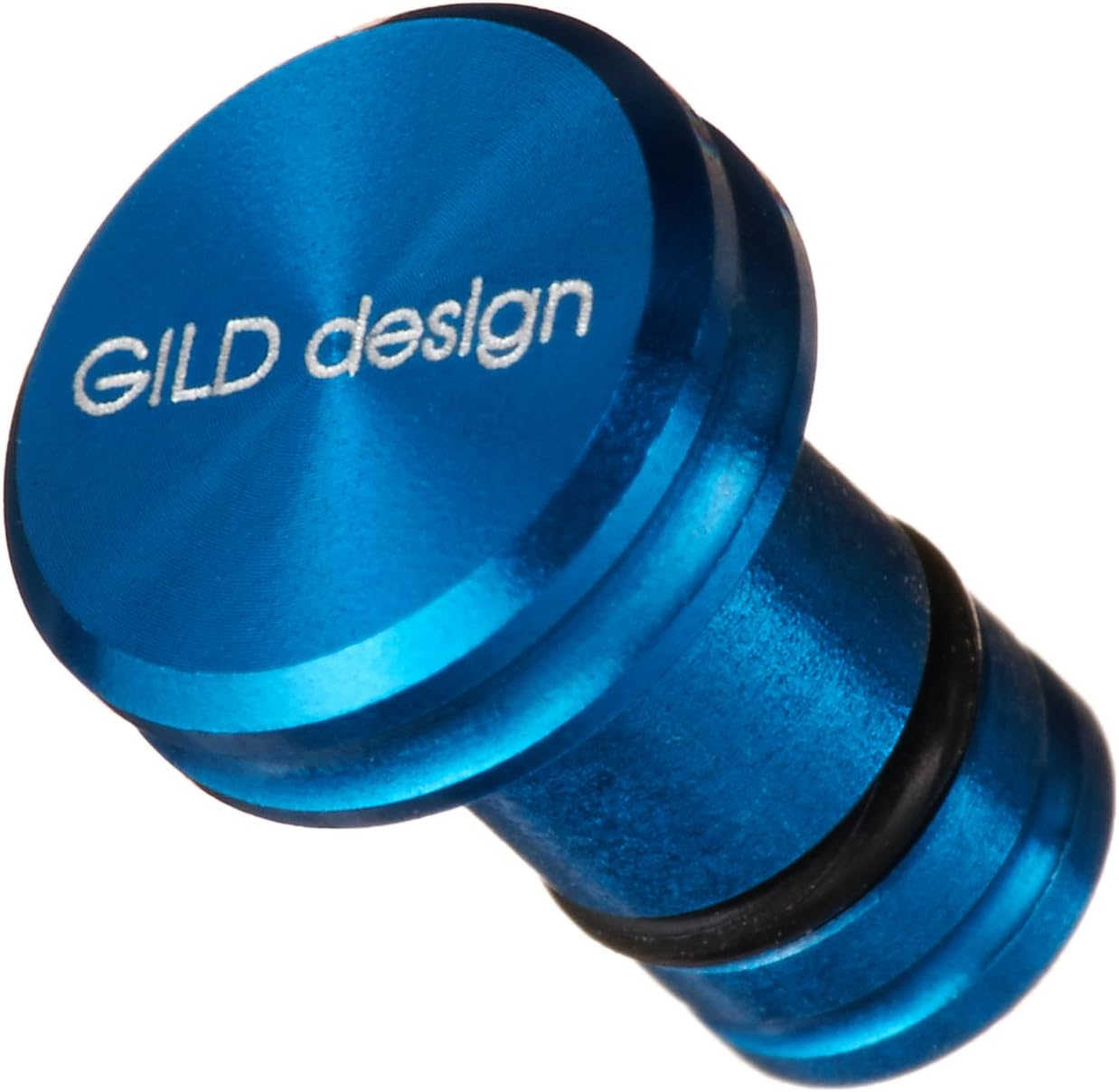 GILD Design GA-200BL Machined Aluminum Earphone Jack Cover, Blue image number 1