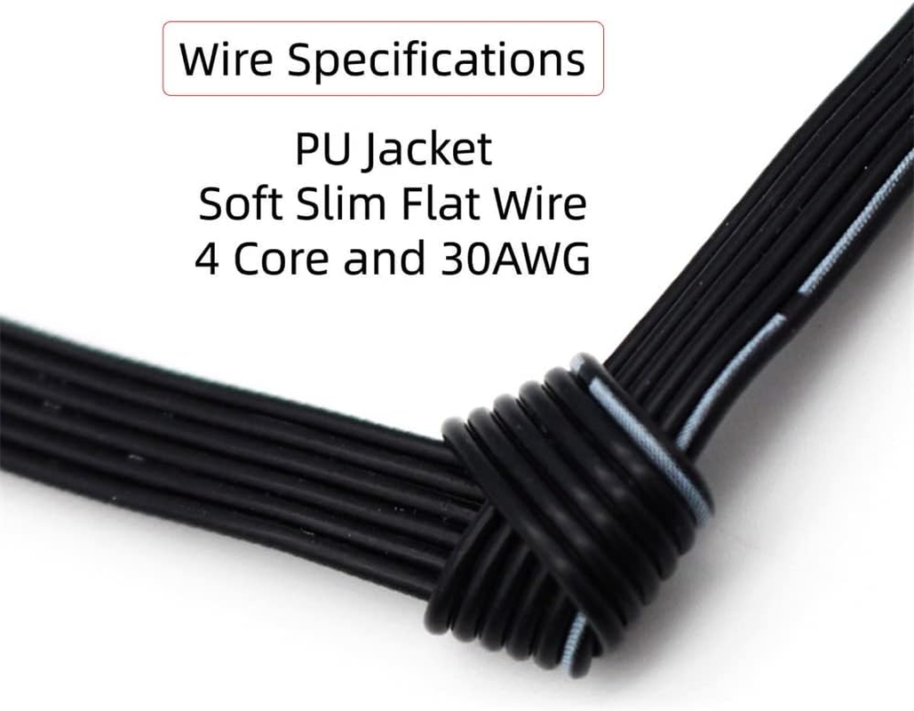 NFHK 13Cm USB 2.0 Type-A Male to Type-A Male Male Data Flat Slim FPC Cable for FPV & Disk & Phone