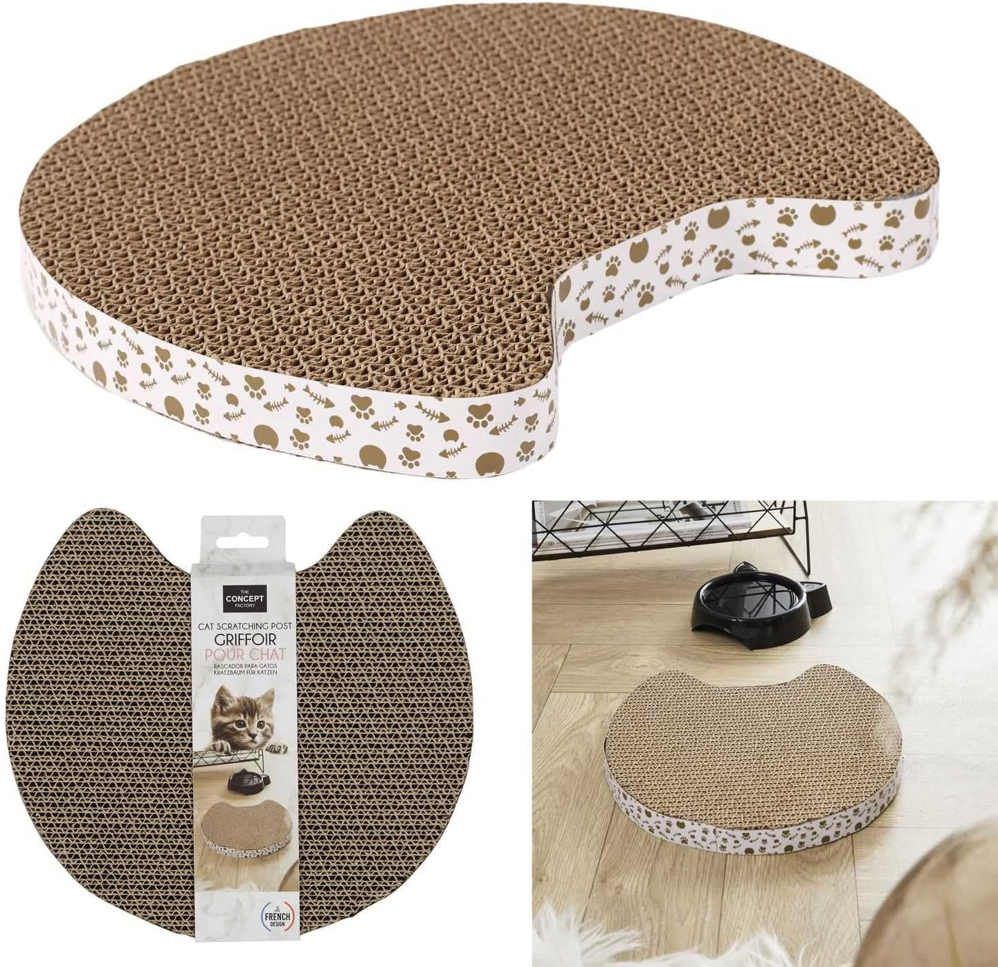 THE CONCEPT FACTORY, AN5241 Cat Scratching Post AN5241 Designed to Give Your Cat a Special Space to Scratch Their Claws image number 1