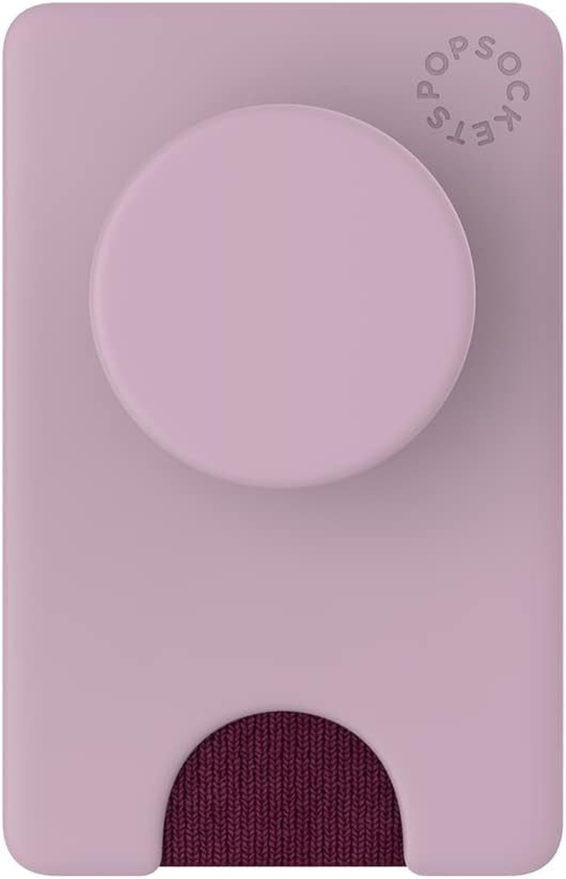 POPSOCKETS Pop Wallet+ Grip Card Holder for Phone & Tablet (Genuine) - Blush Pink image number 1