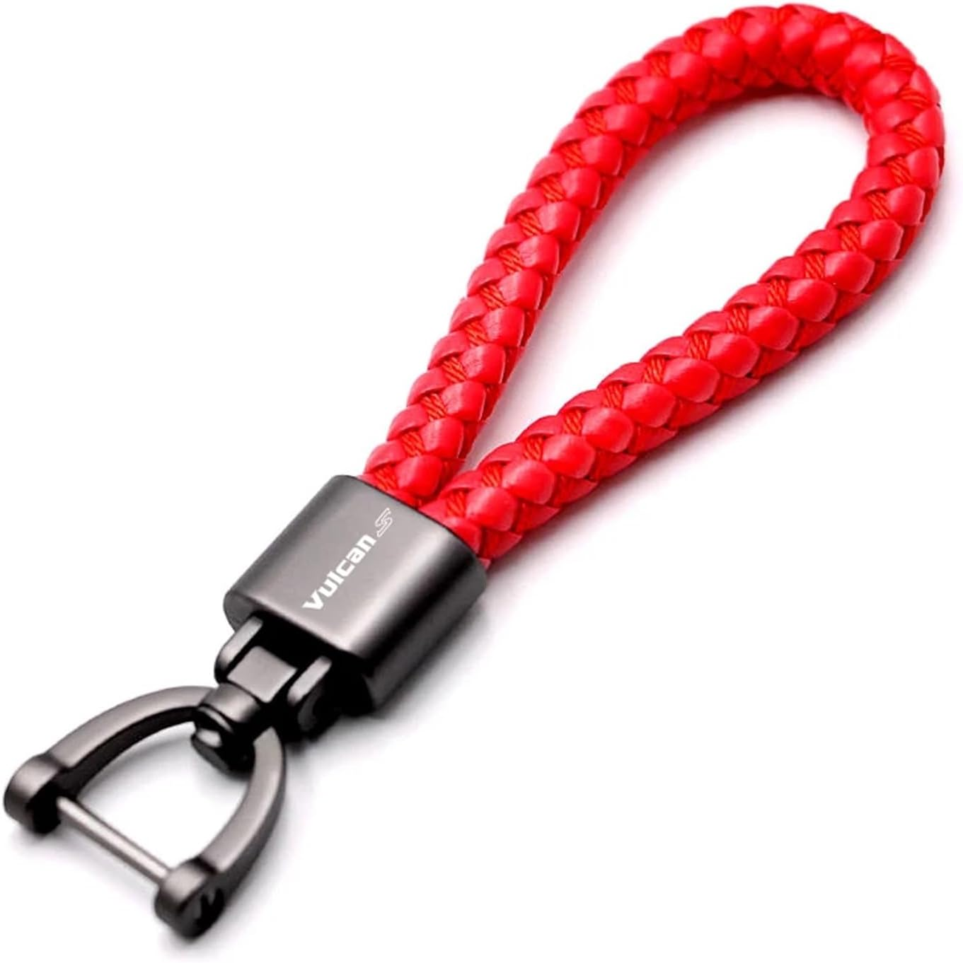 IEDZCUMC Compatible with Kawasaki Vulcan S 650 VN650 Vulcan S650 2015-2025 Motorcycle CNC Accessories Key Shell Key Case Cover Key Chain Keyring(B Black) image number 3