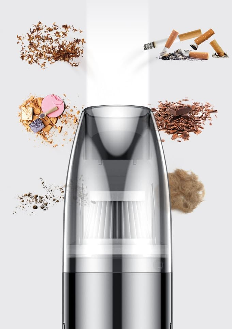 SKYLUXE - Cordless Car Vacuum Cleaner &ndash; Powerful Handheld Vacuum with High Suction, Lightweight, Rechargeable, and Portable &ndash; Ideal for Car and Home Cleaning image number 3