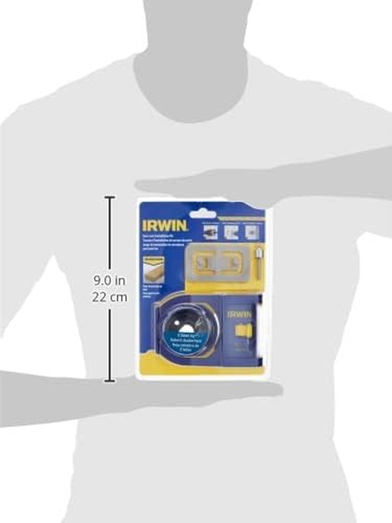 IRWIN Wooden Door Lock Installation Kit, 3111001 image number 4