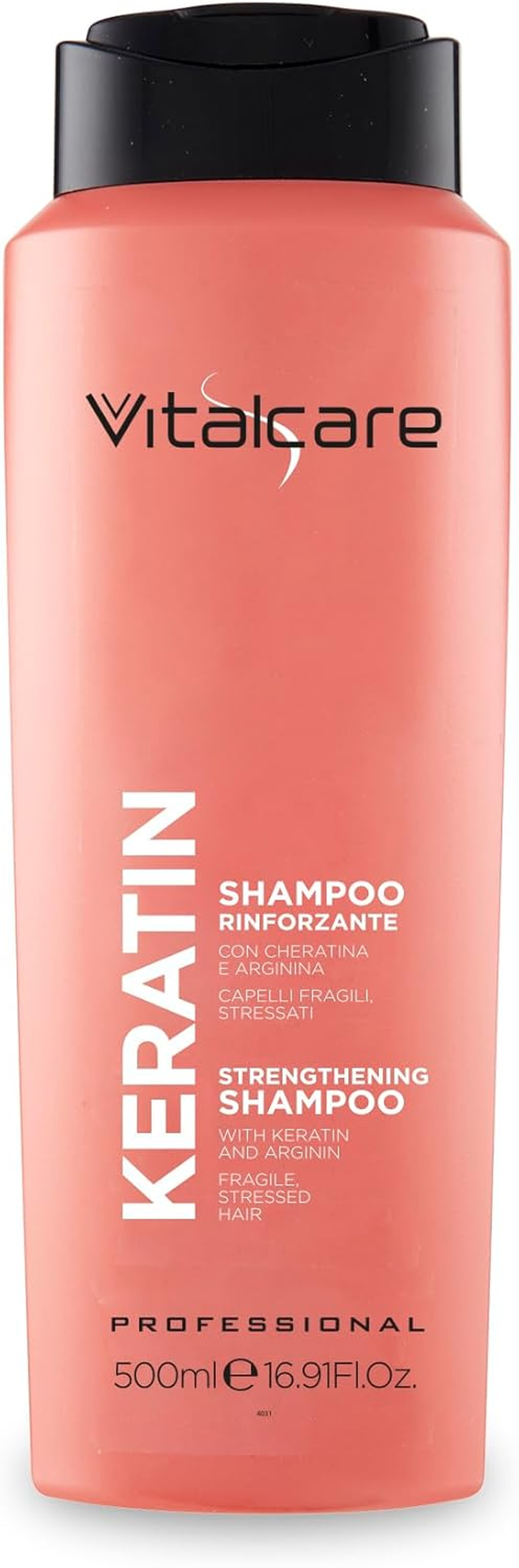 Vitalcare Keratin Oil Shampoo - Keratin and Protein Brittle and Stressed - 500 Ml image number 1