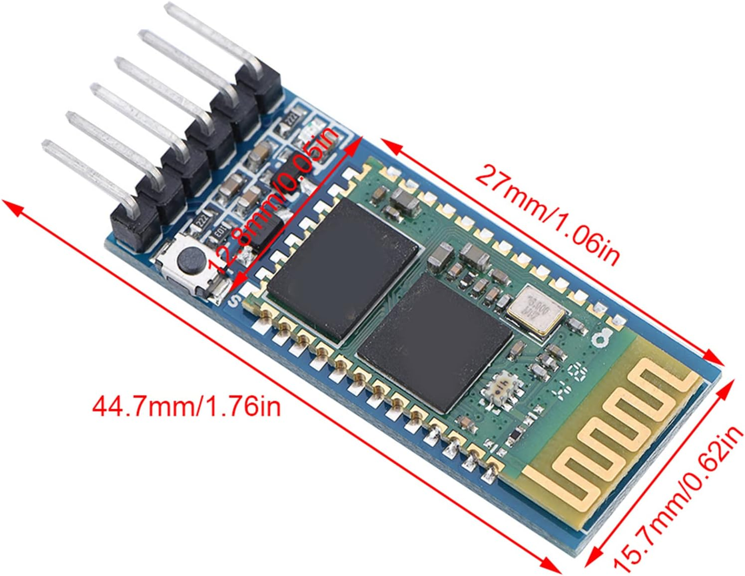 Eosnow UART RS232 Serial Converter Module, Enhanced Data Rate with Wireless BT Module Mini Slave, for MCU, ARM or System, 802.11Co-Existence Support image number 6
