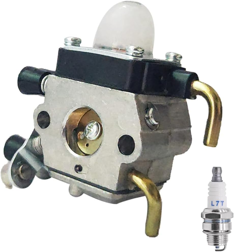 Carburetor Fit for Stihl FS38 FS45 FS46 FS46C FS55 FS55R FS74 FS75 FS76 FS80 FS85 Trimmers with Spark Plug image number 4