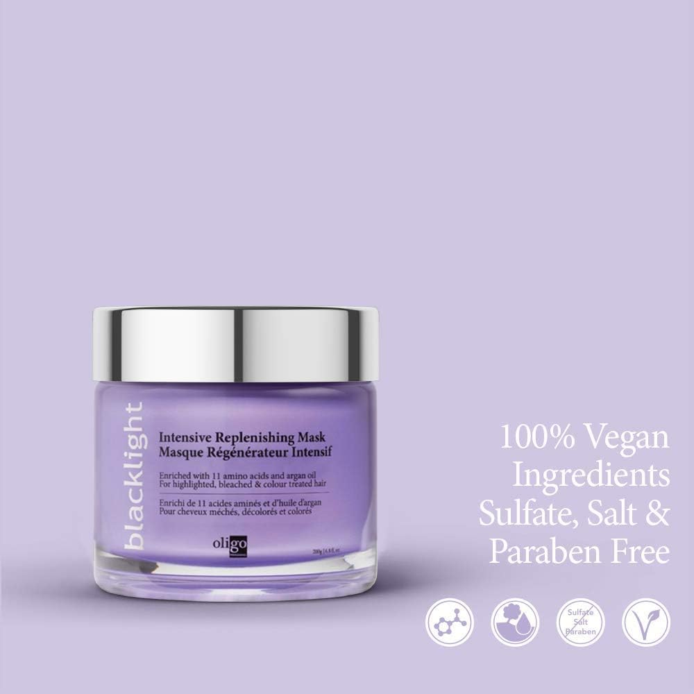 Oligo Professionnel Blacklight Intensive Replenishing Mask 200Ml image number 2