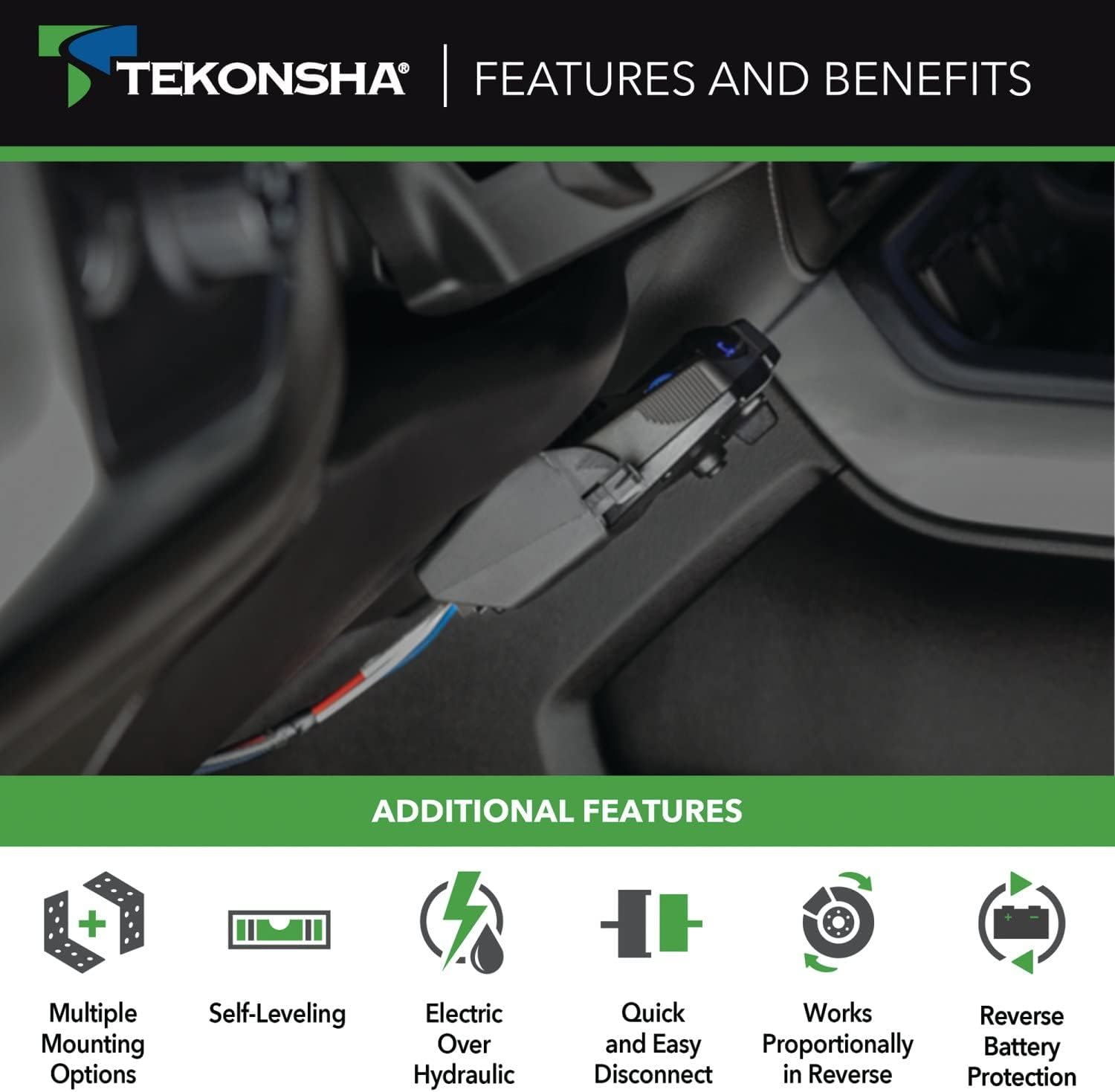 TEKONSHA 90885 / Tekonsha Prodigy P2 Electronic Brake Control F/1-4 Axle Trailers - Proportional image number 5