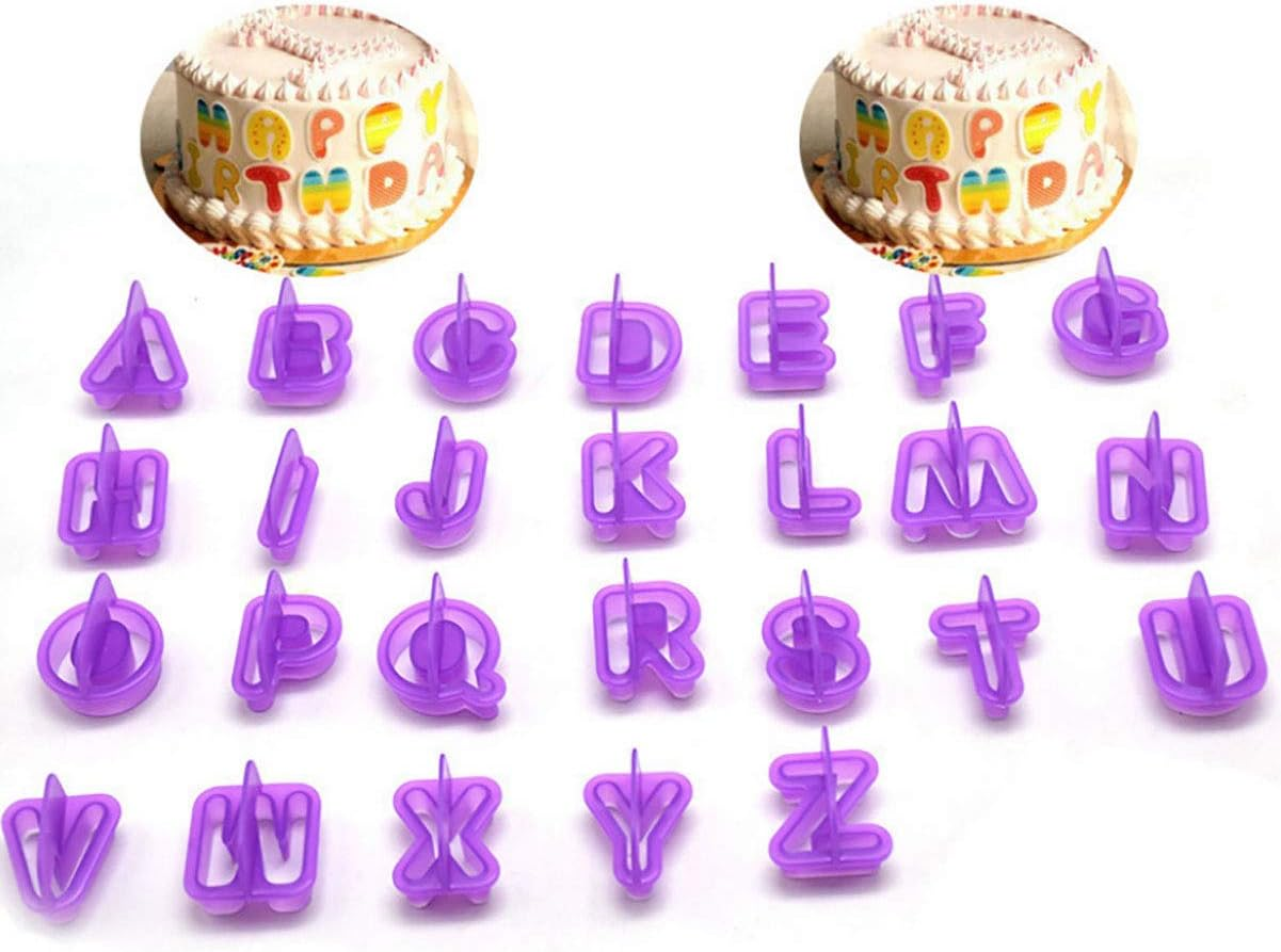 Fondant Letter Cutters, Alphabet Cutters, Letter and Number Fondant Cutter Set, 40-Pieces, Cookie Fondant Cake Mould Letter Cutter for Fondant Icing Baking Cake Decorating and Sugarcraft image number 5