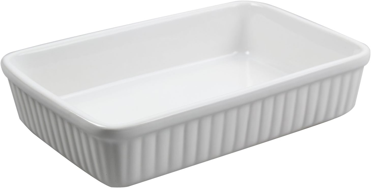 Mason Cash Classic Collection Stoneware Rectangular Roaster, 24.2 X 15.3X 4.9Cms, White 28416 image number 4