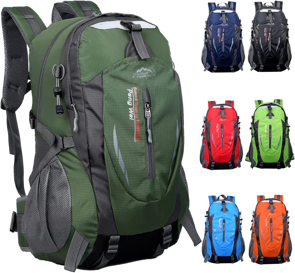 40L Backpack Hiking Backpack Large Waterproof Hiking Camping Bag Travel Backpack Outdoor Luggage Rucksack