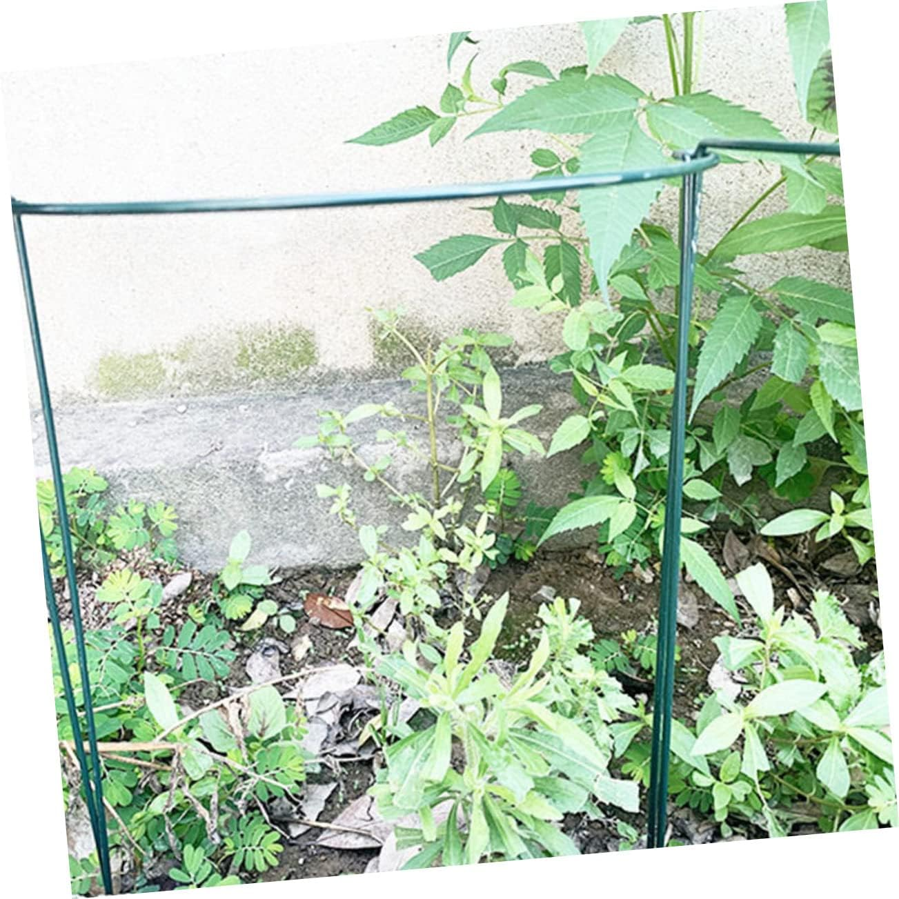 BESPORTBLE 4Pcs Garden Stake Plant Support Bracket Iron Plant Stakes for Bushy and Vine Easy Assembly Garden Rack image number 1