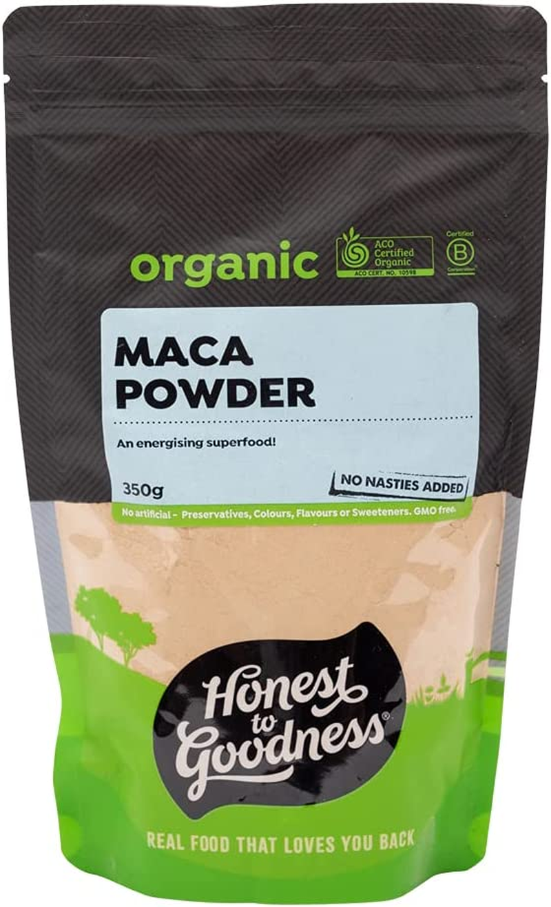 Honest to Goodness Organic Maca Powder Raw, 350G image number 1
