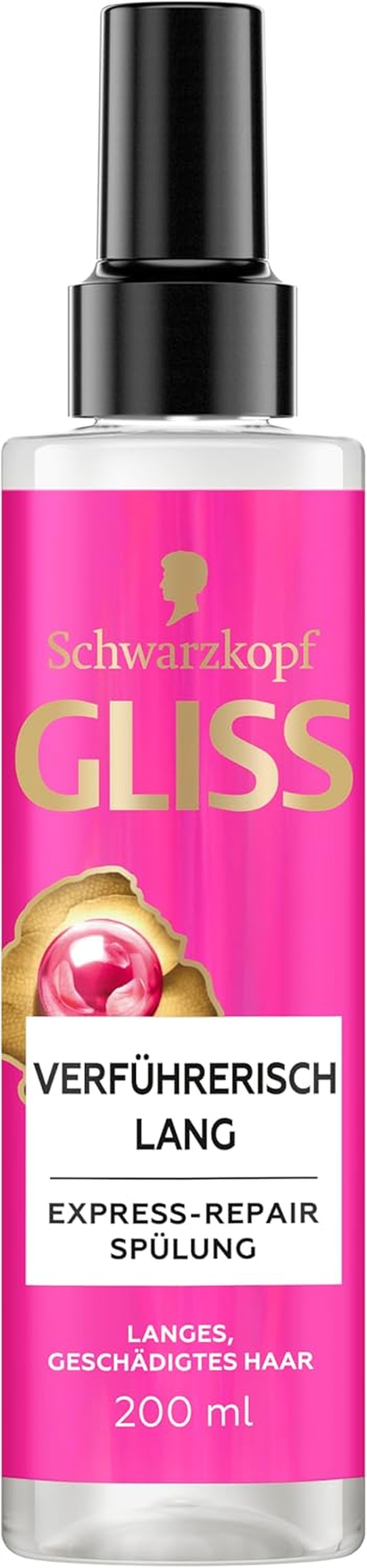 Gliss Express Repair Conditioner Seductive Long (200 Ml), Conditioner for Seductive Long Hair, Conditioner with Heat Protection for Protection from Future Hair Damage image number 2