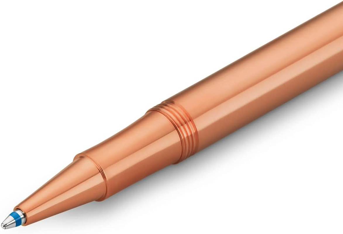 Kaweco LILIPUT Ball Pen Copper with Cap I Retractable Ballpoint Pen with Standard D1 Refills in a Tin Box I Metal Ball Pen 13 Cm image number 1