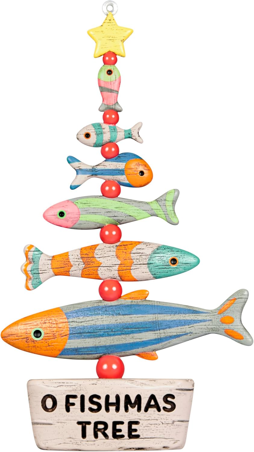 Hallmark Keepsake Christmas Ornament 2024, Mistletoe Fishmas, Funny Gifts