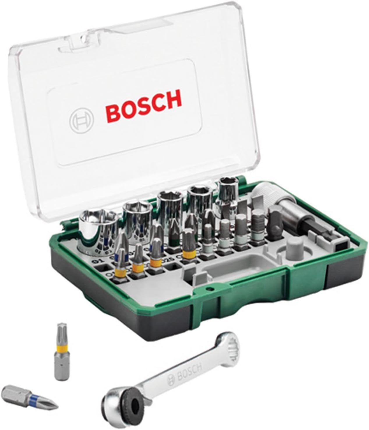 Bosch 2607017375 Multi Screwdriver & Socket Set (W120 X H90 X D35Mm)