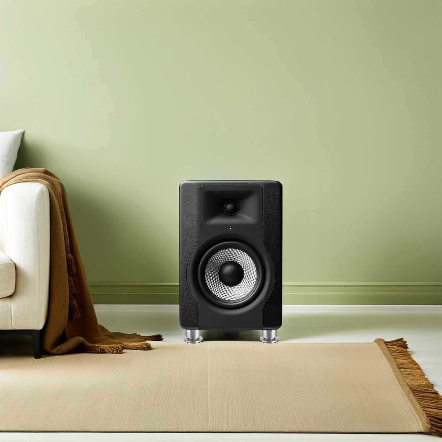 WATIIFUFU 4Pcs Silver Speaker Feet Pads, Vibration Absorbing Shockproof Isolation Spikes for Hifi Audio Equipment, Amplifiers, and Bookshelf Speakers, Anti-Vibration Audio Dampers for Home image number 4