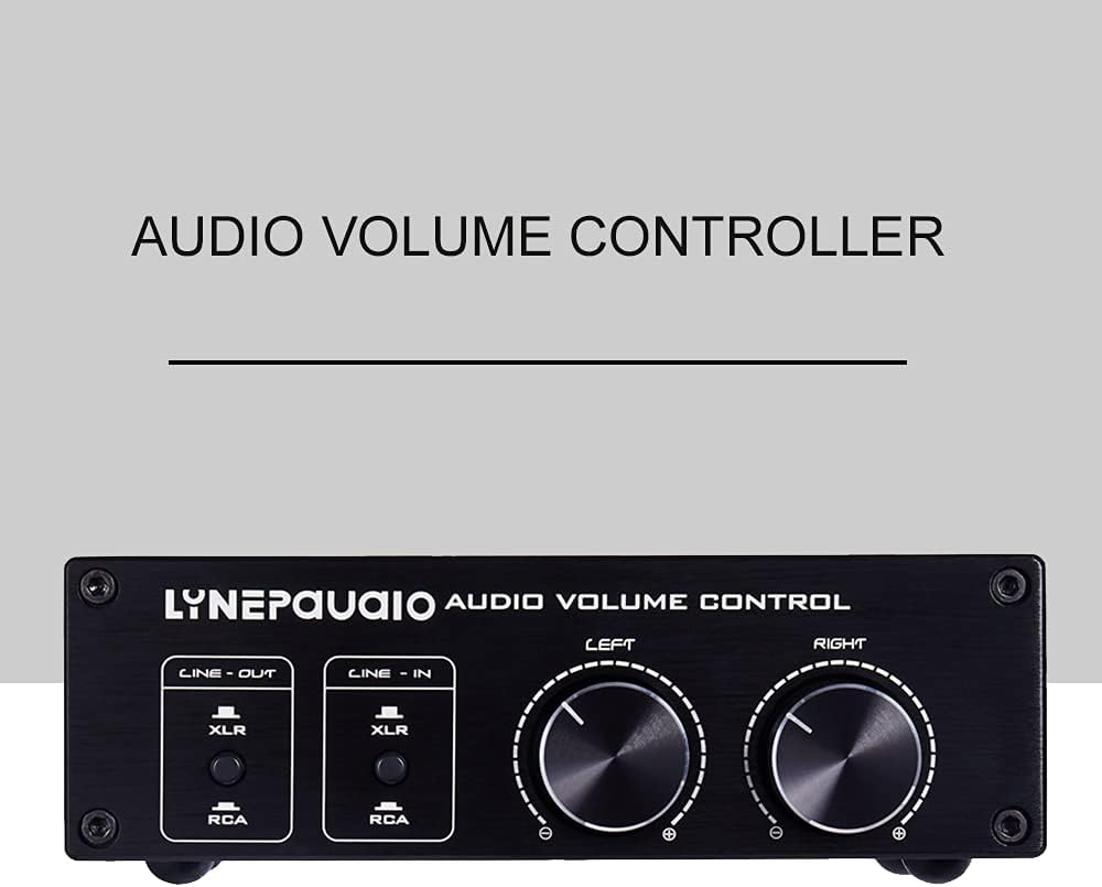HIKOAN Passive Audio Volume Controller with Fully-Balanced & Single-Ended Mode XLR & RCA Interface for Home Stereo System Pre-Amplifier Speaker image number 5