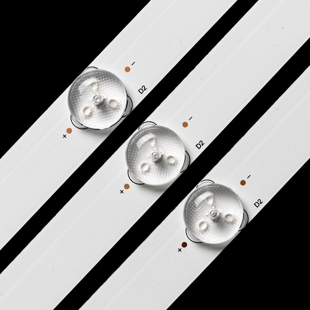 3Pcs/Set Tv Led Backlight Bar for T-CL 28Inch T0T-28B2550-3030C-5S1P 524Mm Tv Repair Parts H28V9900 H28VPP00 LED Bar Kits