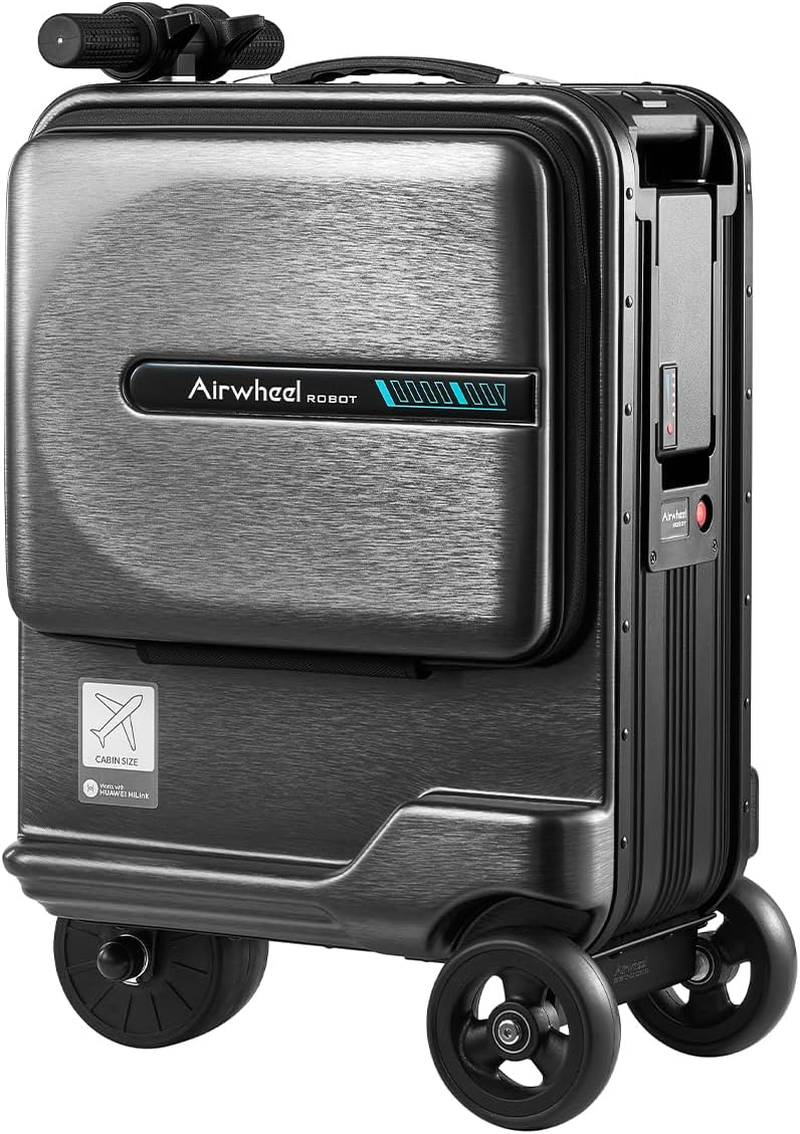 Airwheel Se3Minit Electric Scooter Suitcase - Black | 26L Innovative Travel Luggage, Motorized Electric Luggage Scooter for Effortless Travel with Removable Battery (Official Dealer in Australia) image number 2