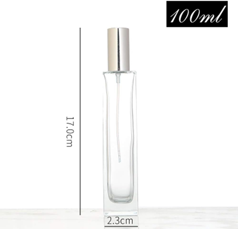 3 Pcs Glass Split Press Bottles Refillable Cosmetics Containers 100ML image number 3