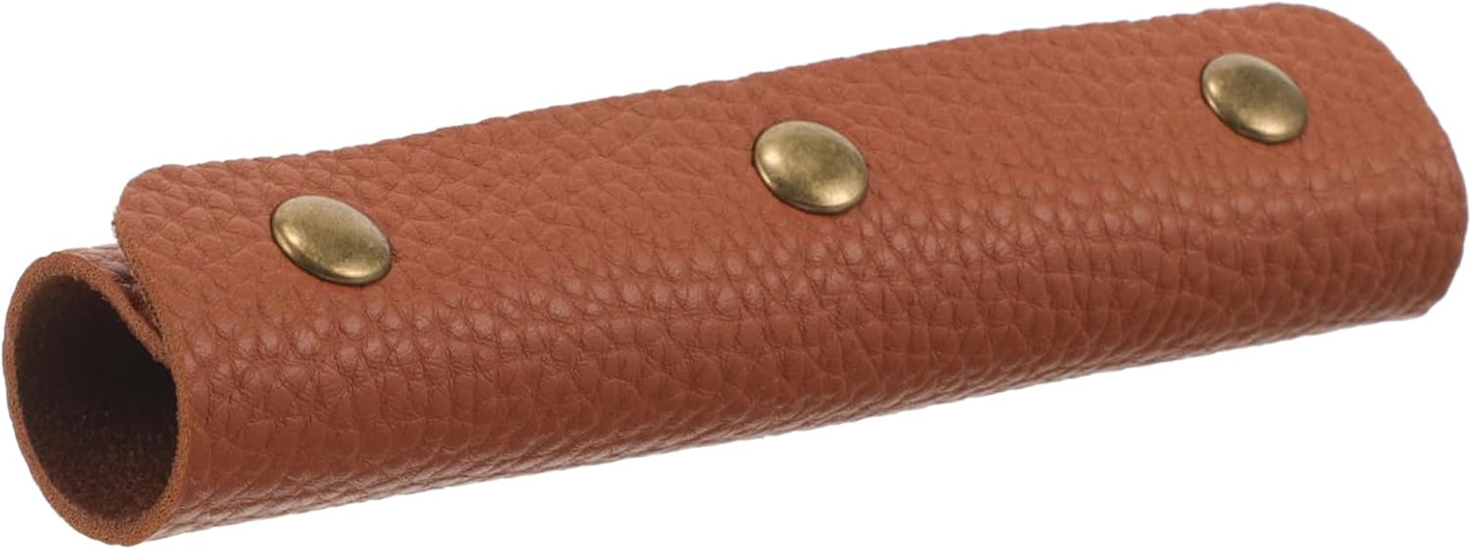 WRITWAA Travel Luggage Handle Cover Protective Suitcase Handle Wrap in Pu Leather image number 5