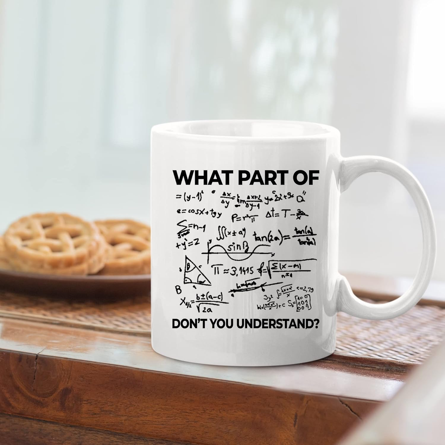 What Part of Don'T You Understand Engineer Coffee Mug 11 Oz Funny Sarcastic Math Teacher Student Novelty Drinkware Ceramic Cup White (11 Oz) image number 1