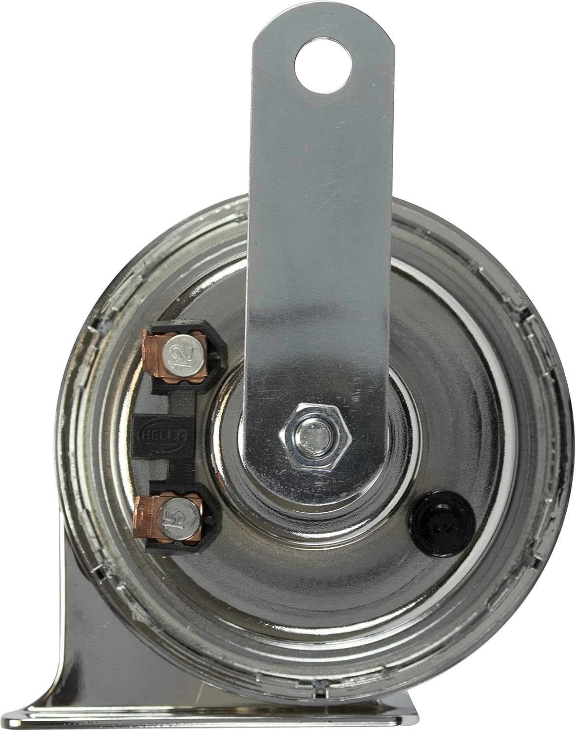 HELLA 007728883 Chrome 12V Trumpet Horn Kit (Universal Fit) - Universal / High Tone Only, Red image number 3