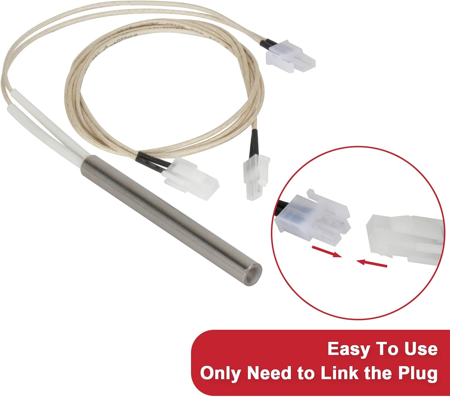 D2 Hot Rod Igniter for Traeger Pro 575 780 Ironwood 650 885, KIT0255 Hot Rod Igniter Kit Direct Drive & Wifire Technology for Traeger Wood Pellet Grills image number 2