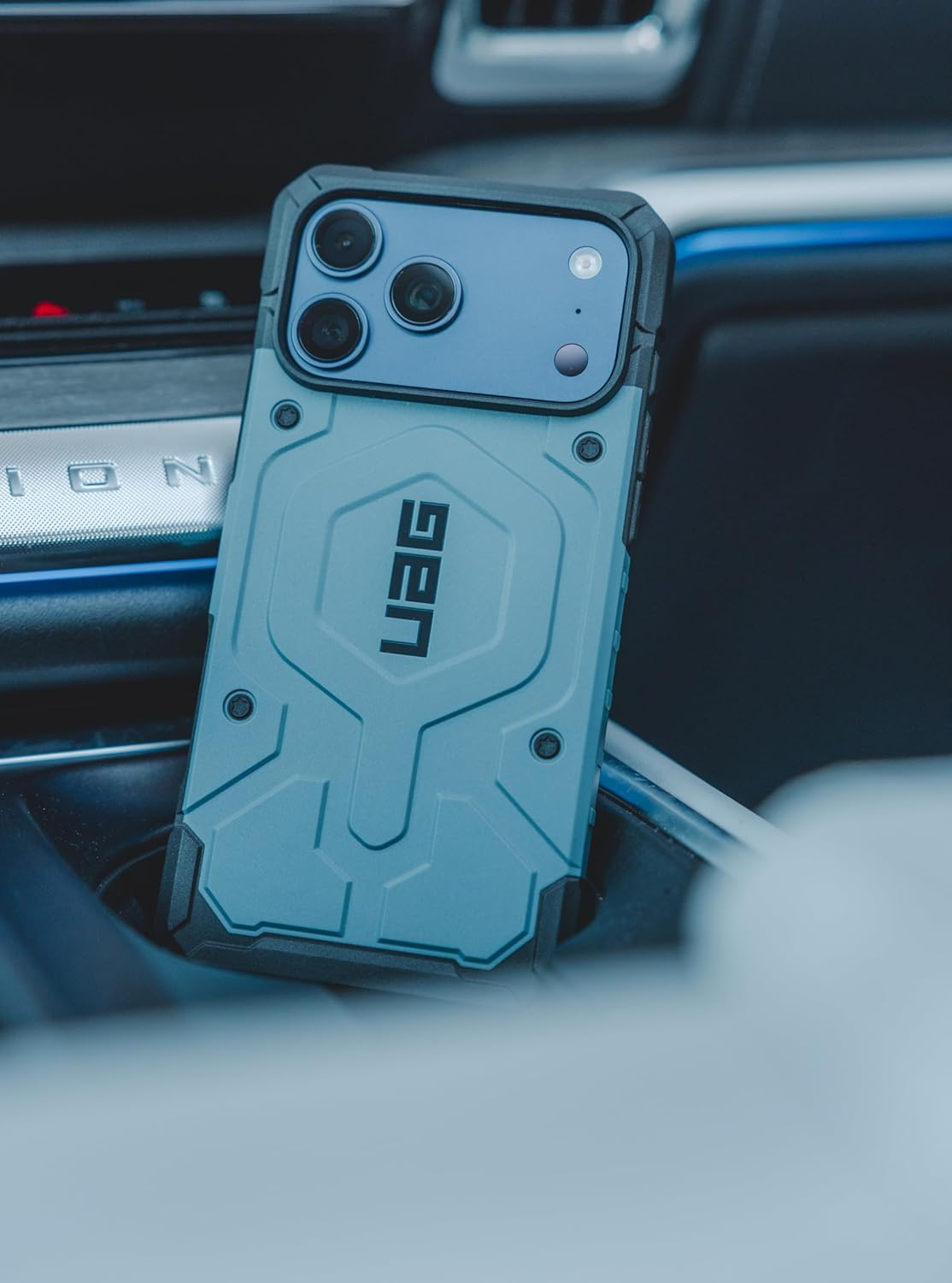 Urban Armor Gear UAG Pathfinder for Iphone 17 Pro Max Case Cover Magsafe Compatible - Cloud Blue, Phone Case Cover Magsafe Compatible, Apple Iphone Protector - Cloud Blue image number 1