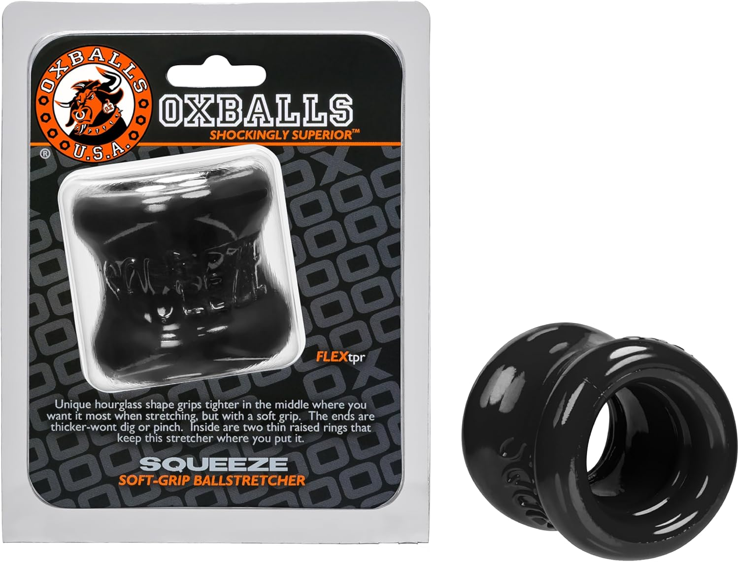 Oxballs Squeeze Ball Stretcher, Clear