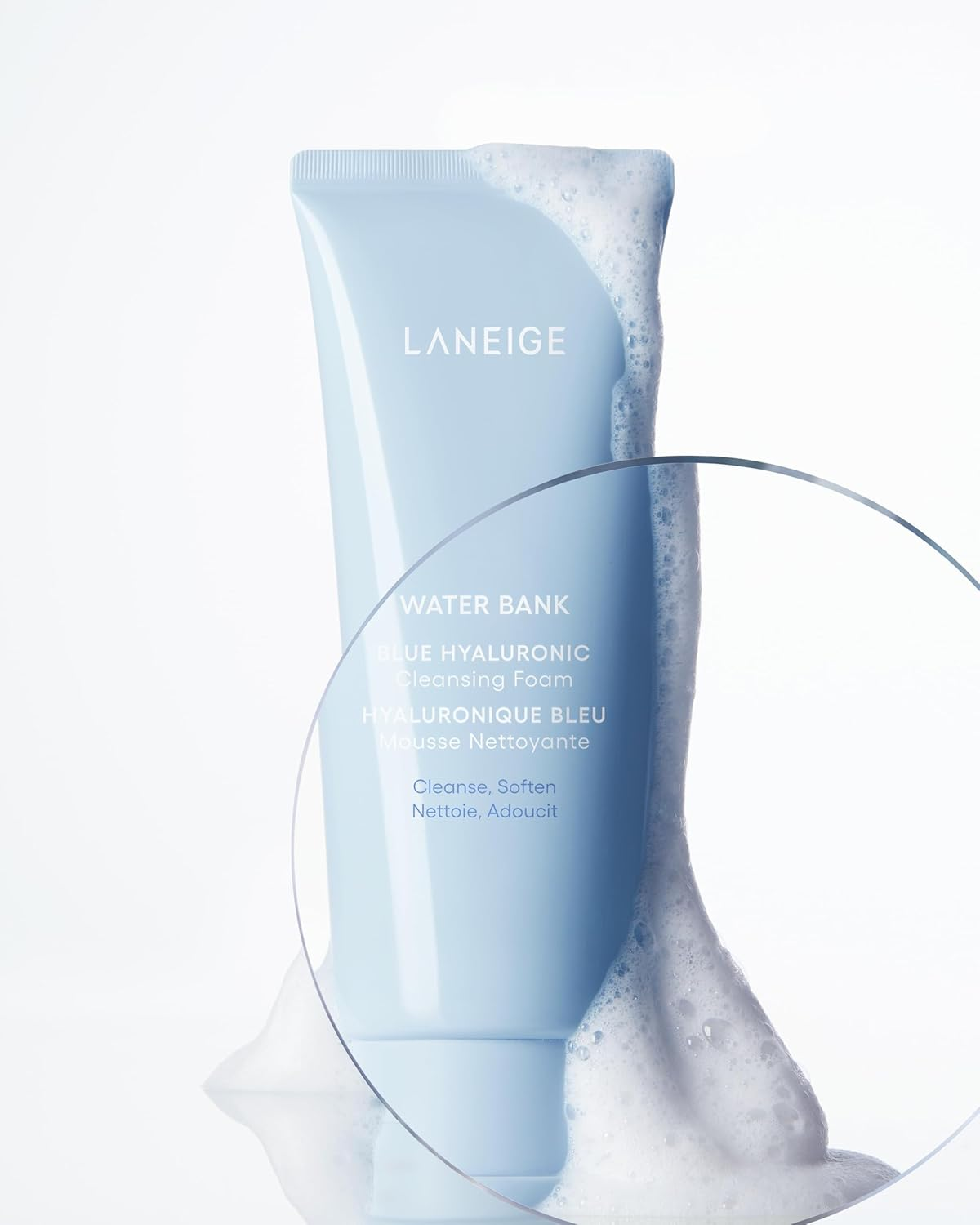 LANEIGE Water Bank Blue Hyaluronic Cleansing Foam image number 5