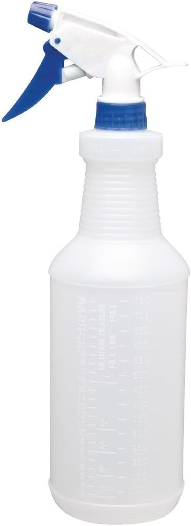 Jantex Colour Coded Spray Bottles in Blue with Long Pipette and Adjustable Nozzle - Millilitre Markings - Plastic - 750 Ml