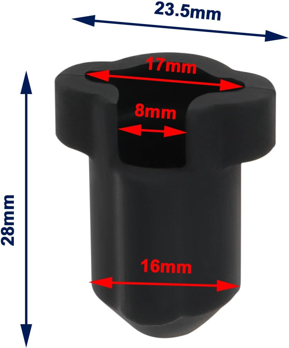 SG Store 5 Set 3D Printer Brass Nozzles Black Silicone Socks Kit Including 5PCS 0.4Mm Nozzles and 5PCS Silicone Socks Compatible with Creality K1 /K1 Max