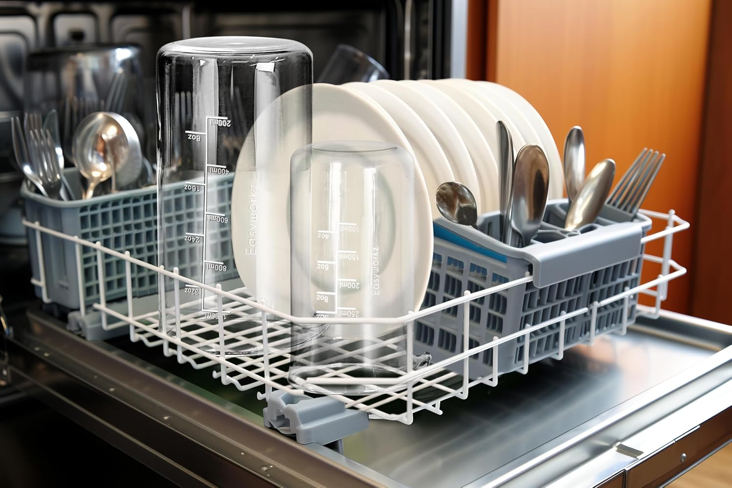 Easyworkz Borosilicate Glass Replacement Beaker for 1000Ml French Press Coffee Maker image number 4