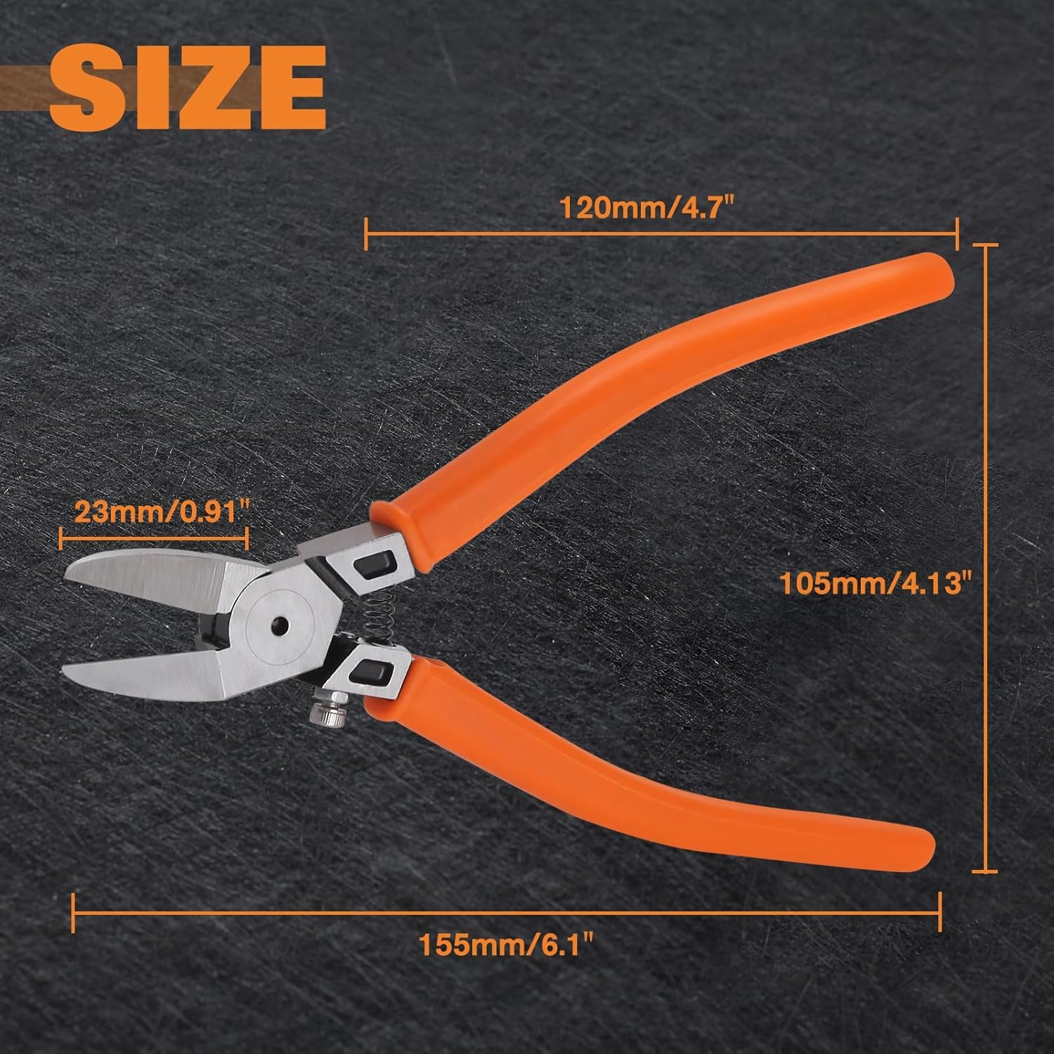 SPEEDWOX Wire Cutter 38 Angled Flush Cutters for Electronic Components Ultra Sharp Side Cutters Wire Scissors for Jewellery Making Cutting Soft Wires, Electronics Zip Tes image number 3