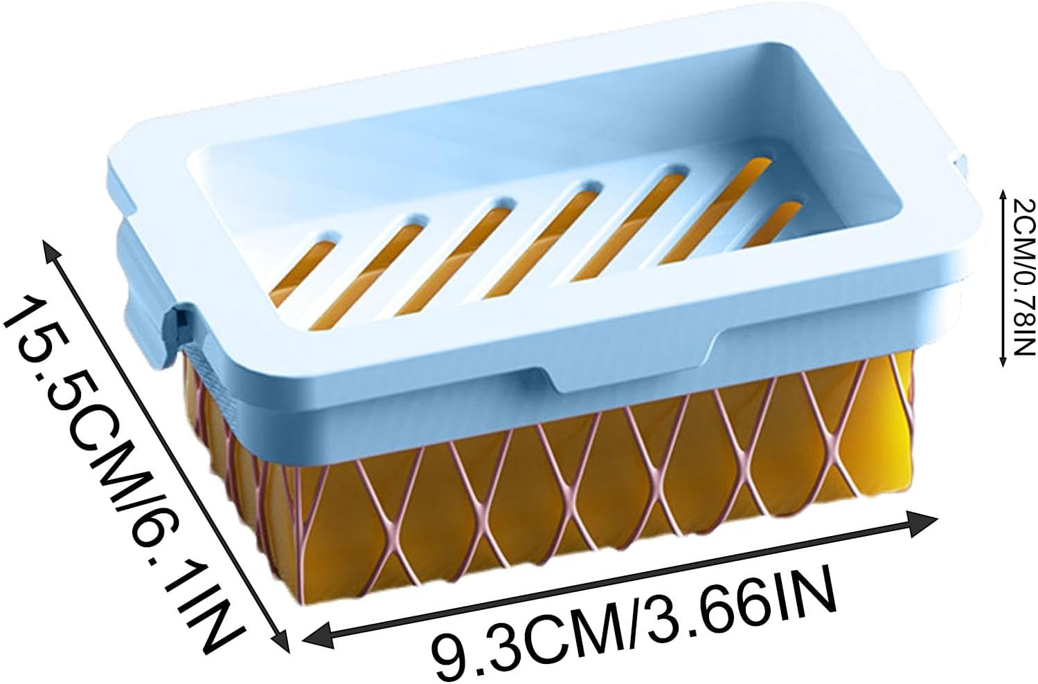 Soap Net Holder - Portable Soap Saving Bag, Eco-Friendly Soap Storage Solution | Durable Exfoliating Soap Bag with Drawstring, Double Layer Mesh for Improved Foaming image number 3