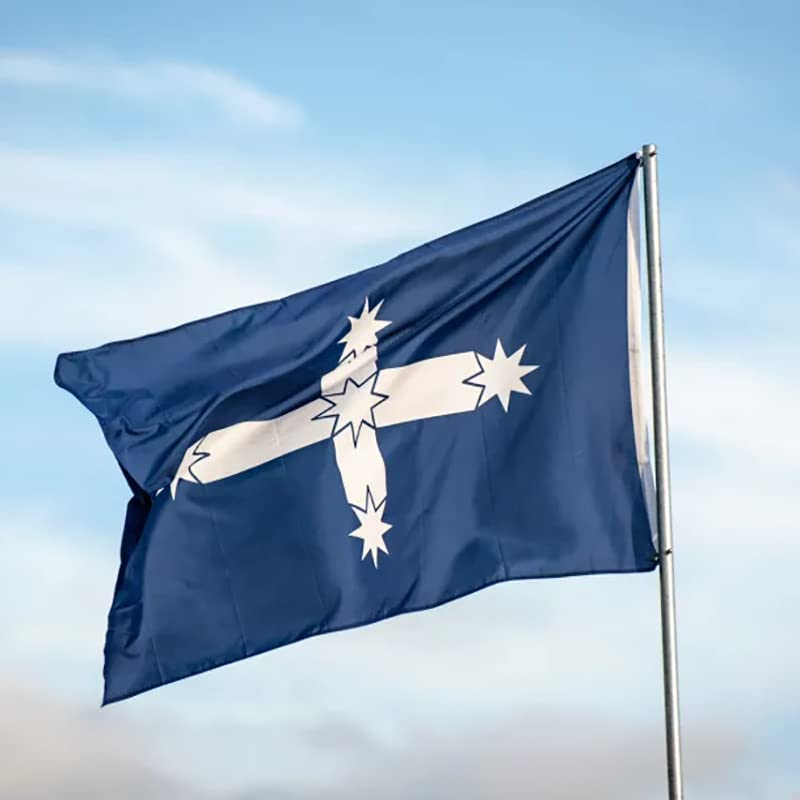 AIMALL Large Eureka Flag Southern Cross Australian Aussie Heavy Duty Australia Flags 90 X 150Cm，Indoor and Outdoor Use, with Metal Grommets image number 6