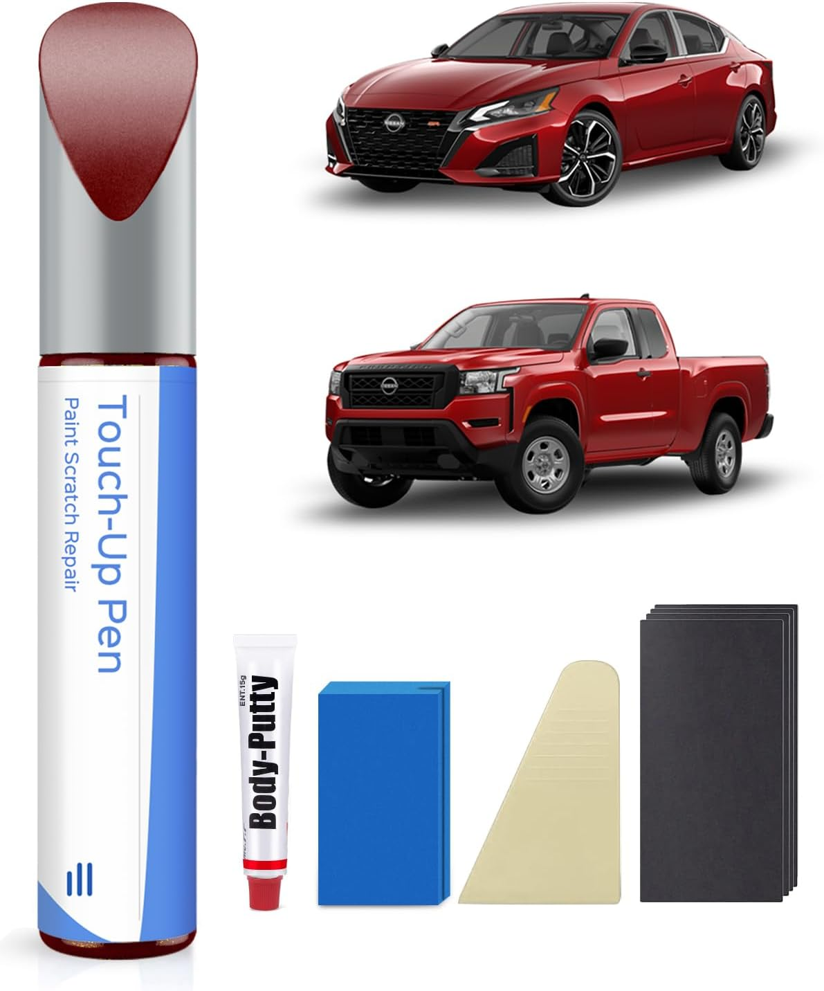 Brilliant Silver Metallic(K23) Touch up Paint Repair Kit Compatible with Nissan - DIY Kit Exactly Matches Chips and Nicks image number 6