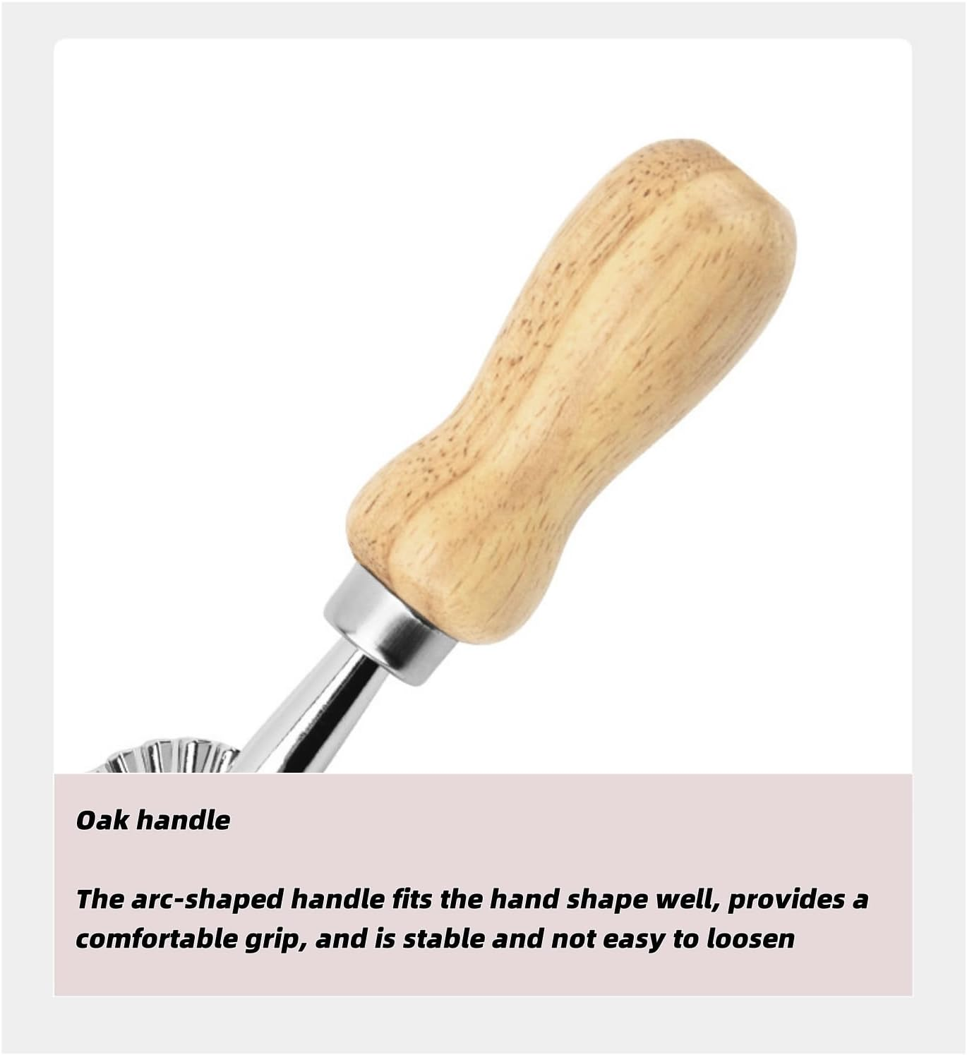 Pastry Wheel Cutter 2 PCS, Zinc Alloy Dough Ravioli Cutter Wheel with Roller, Making for Home and Kitchen,Pasta Cutter Wheel with Long Wooden Handle image number 5