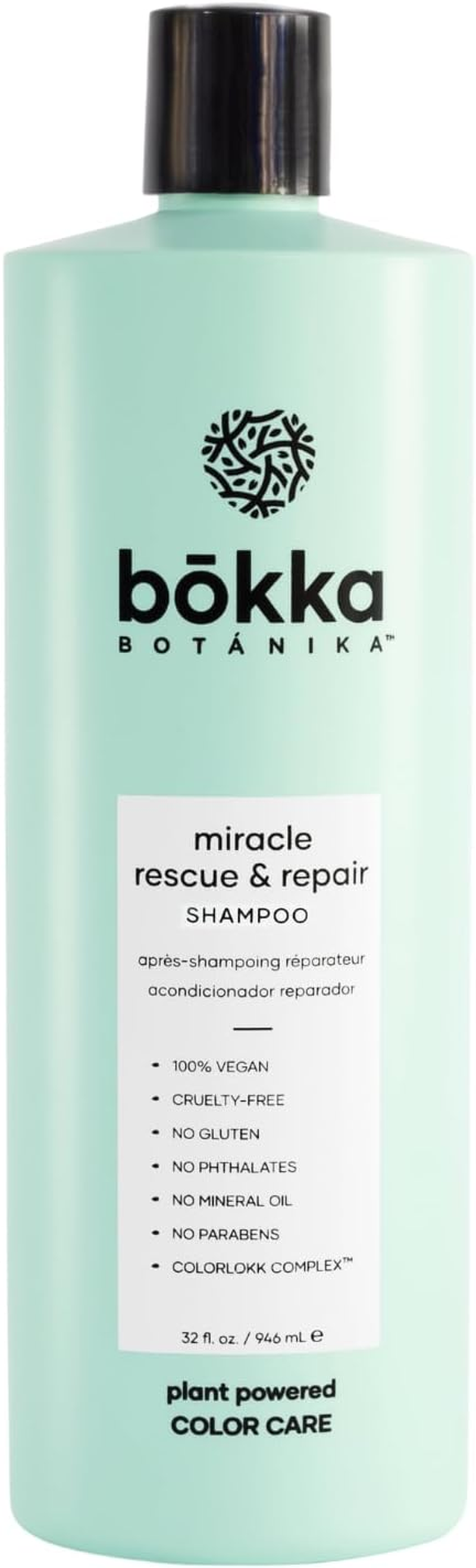 Bokka Botanika Miracle Rescue and Repair Shampoo 946 Ml