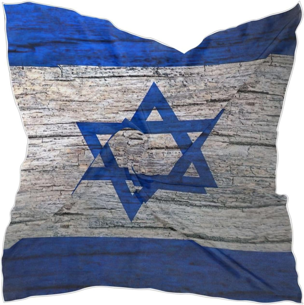 Camouflage Women'S Fashion Square Satin Headscarf Headdress Silk Scarf - Butterflies And Dragonflies image number 3