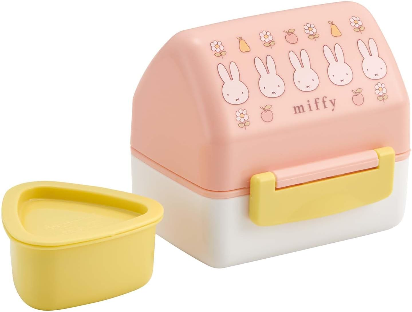 Skater POT5AG-A Antibacterial Triangular Rice Ball Bento Box, Rice Ball Case, Lunch Box, Microwave Compatible, Cute, Miffy image number 3