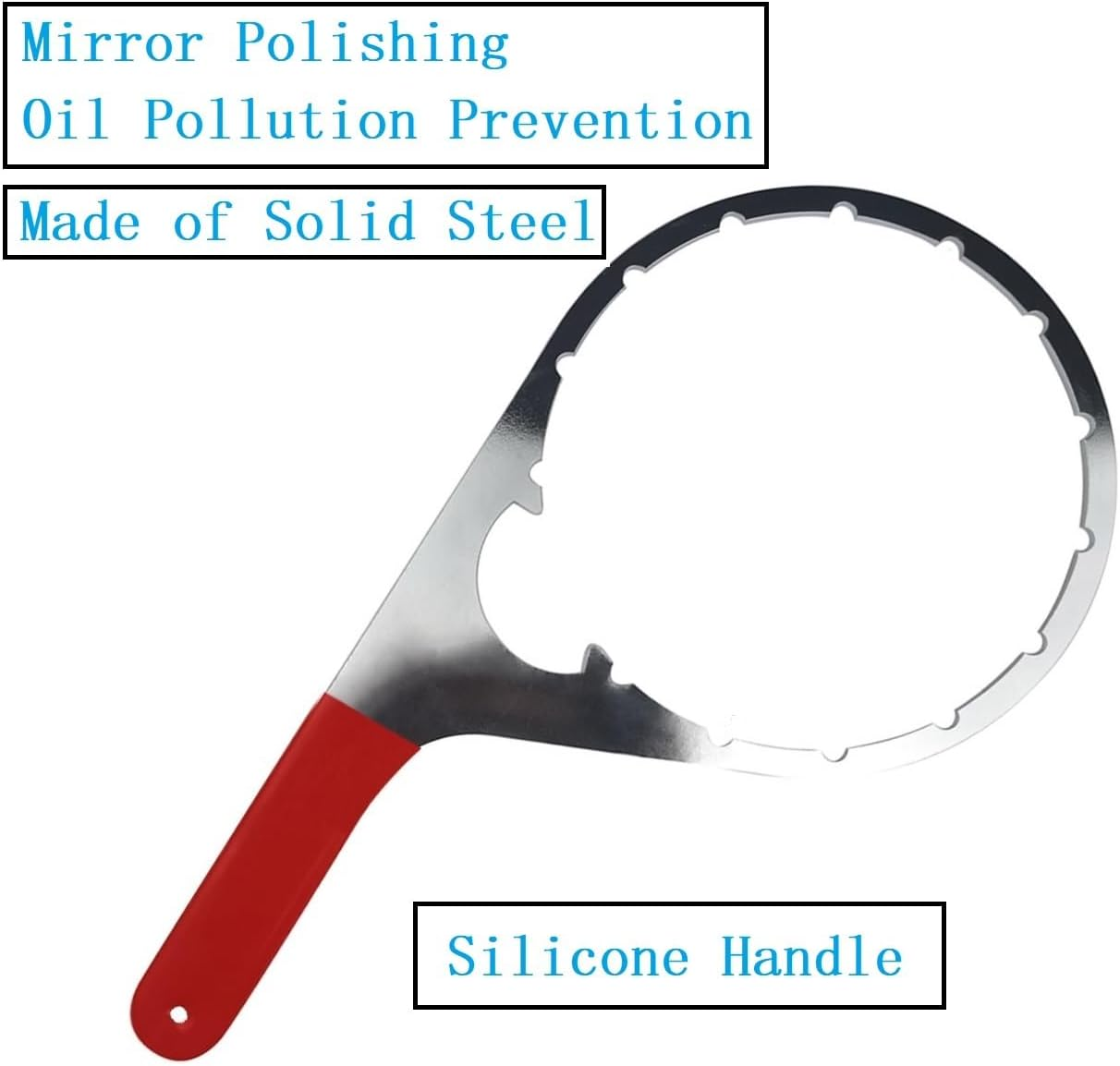 Fuel Filter Wrench Set 6Inch 8Inch Colar/Vent Cap Wrench for 380,382,482,483,485,487,488,782,Detroit Diesel Truck,Cummins,Navistar Engines image number 1