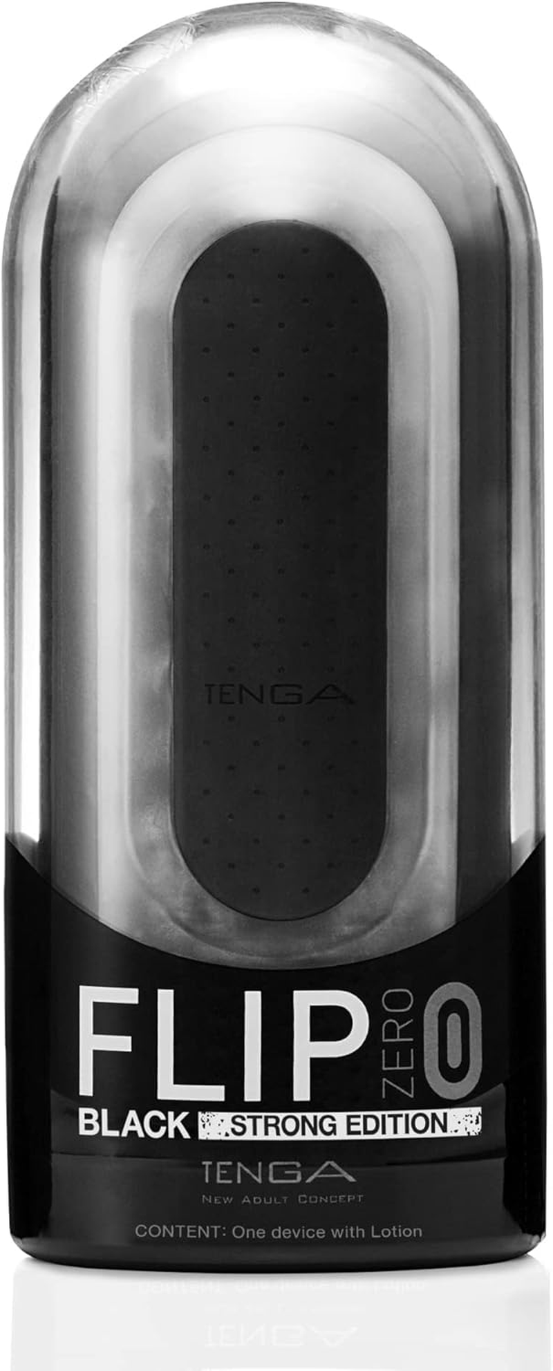 TENGA FLIP 0 (ZERO) Mens Reusable Pleasure Device Personal Massager, TFZ-002 Black