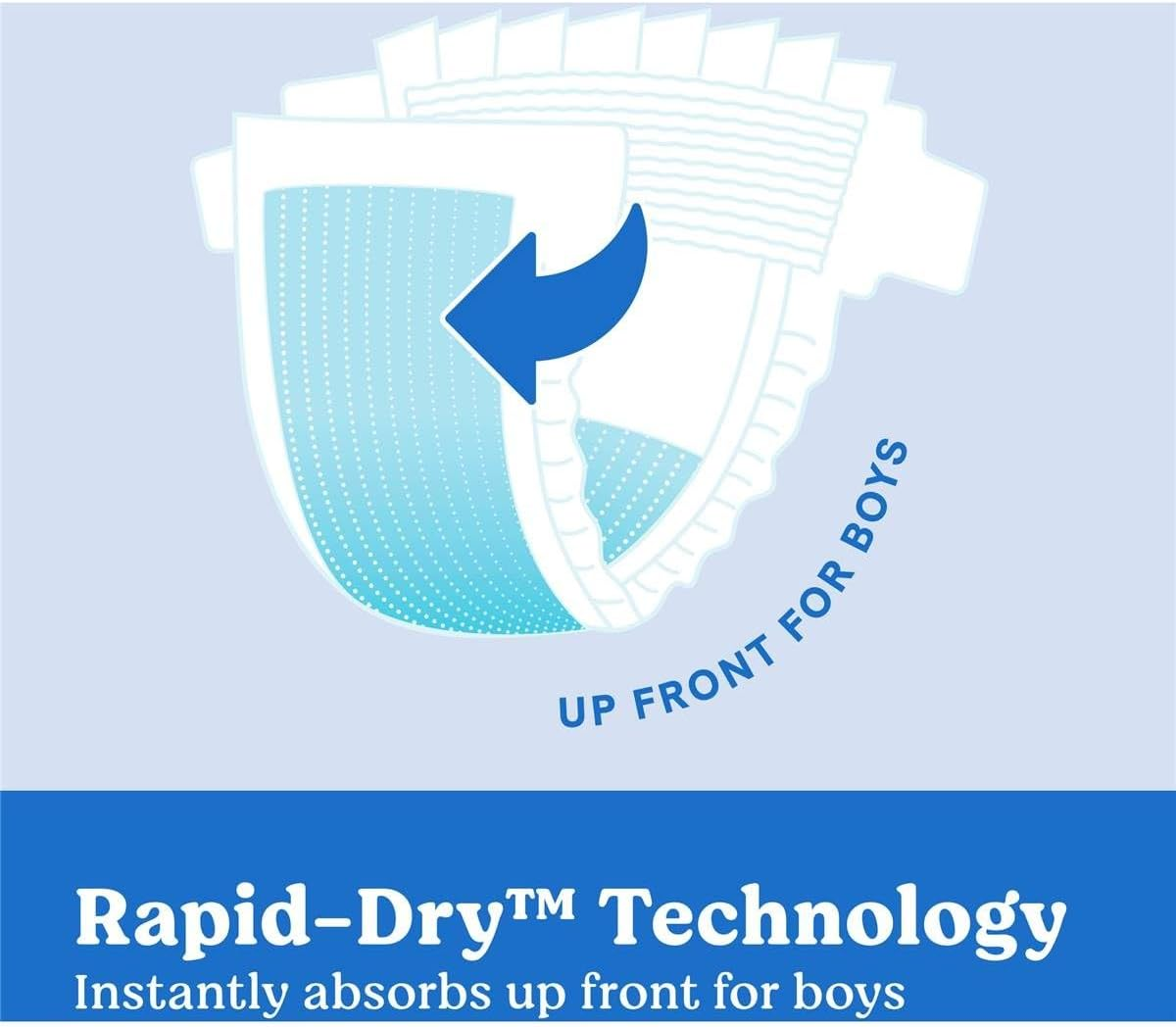 Huggies Ultra Dry Walker Disposable Boys Nappy Pant Pad 64-Pieces Pack, Size 5 image number 3