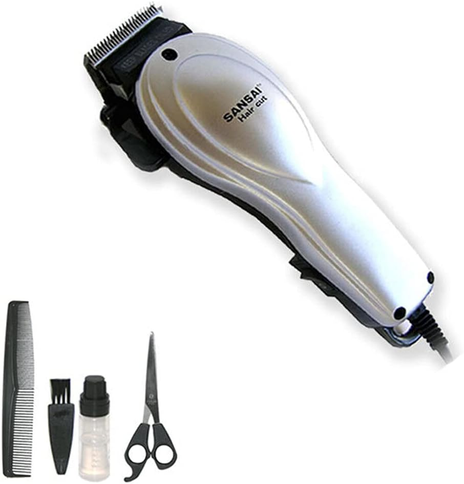 Sansai Professional Electric Corded Hair Clipper/Trimmer Kit W/ Scissors/Oil image number 1